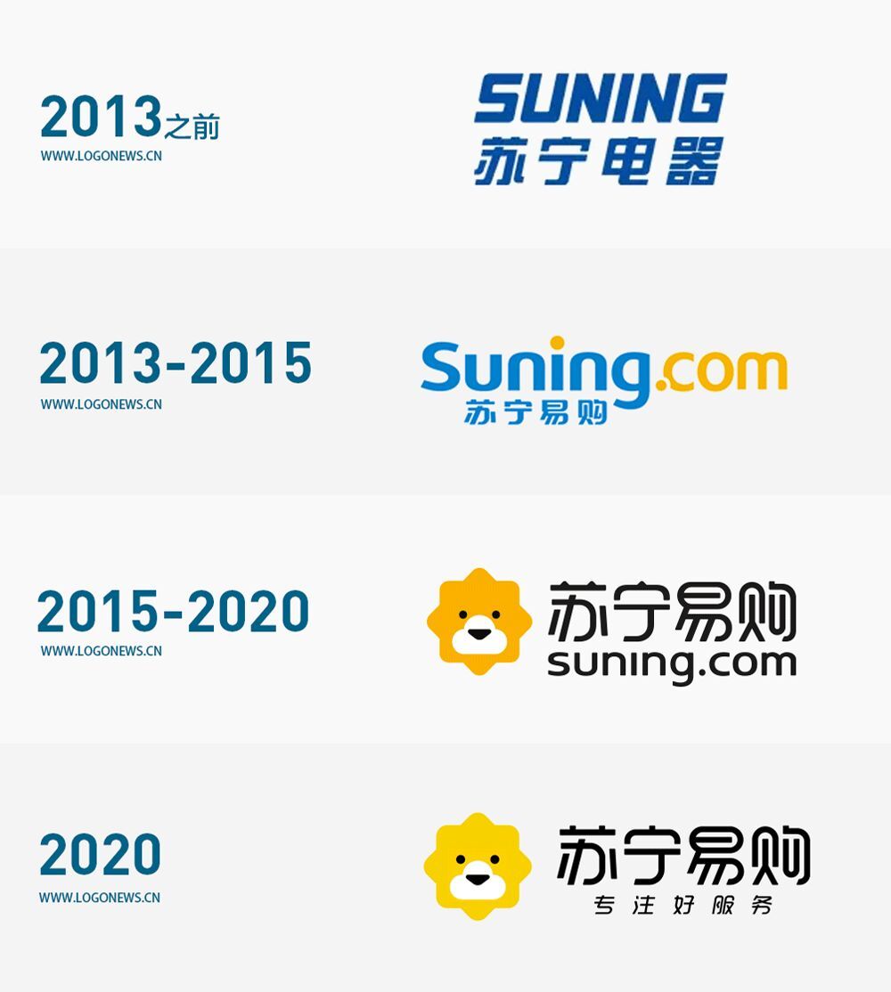 更萌了！蘇寧易購5年后更新Logo顏色和標準字