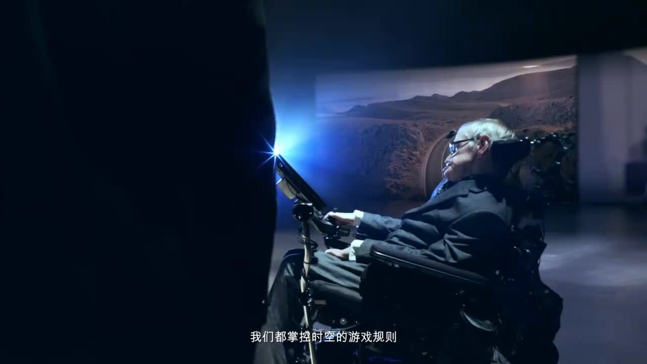 霍金先生曾經(jīng)參演的廣告片《捷豹汽車(chē)》